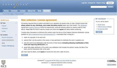 Creative Commons License allows authors to co-create, share, and re-use content legally.